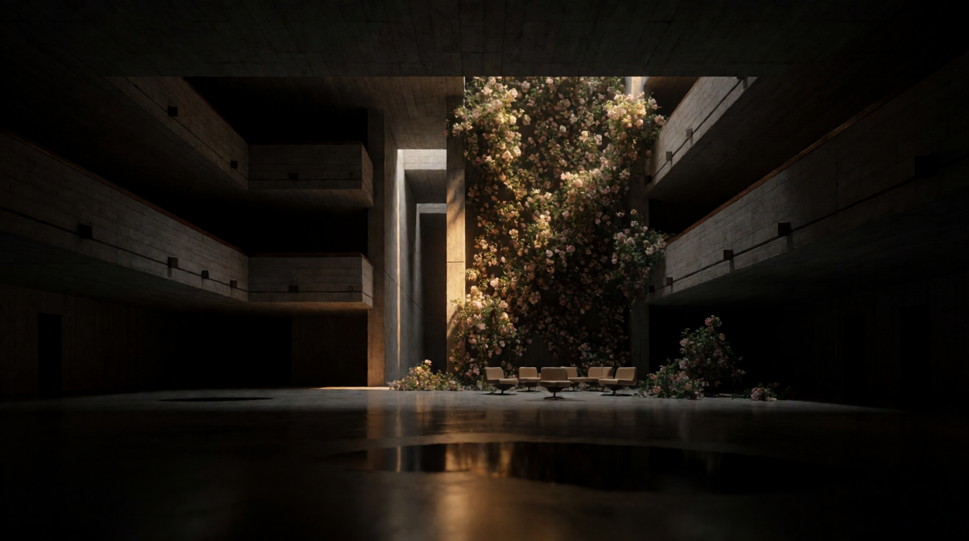 A visual world generated with Krea 2 Turbo